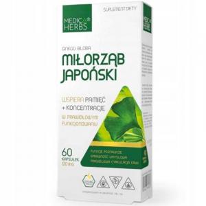 Medica Herbs Miłorząb Japoński Ginkgo biloba 60 k