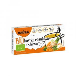 Naura − Kostka rosołowa drobiowa BIO − 100 g