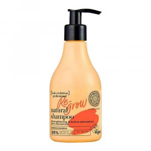 Naturalny, wegański szampon do włosów osłabionych i wypadających RE-GROW Wzmocnienie i aktywna stymulacja wzrostu, 245ml Hair Evolution
