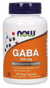 GABA - Kwas Gamma Aminomasłowy 500 mg + Witamina B6 (100 kaps.)