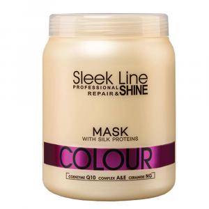 Sleek Line Colour Mask maska z jedwabiem do włosów farbowanych 1000ml