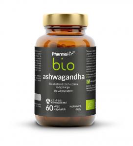 Pharmovit − Ashwagandha ekstrakt BIO − 60 kaps.