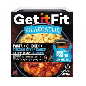 Get it Fit − Gladiator, makaron z kurczakiem w sosie toskańskim − 420 g