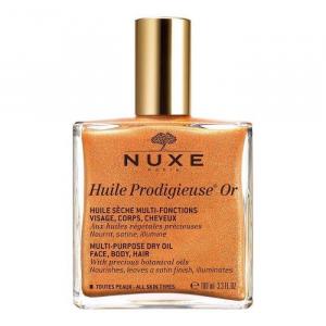 Nuxe – Huile Prodigieuse OR, wielofunkcyjny suchy olejek ze złotymi drobinkami – 100 ml