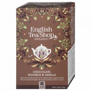 Herbatka ziołowa rooibos z ziarnami kakaowca i laską wanilii (20x2) BIO 40 g