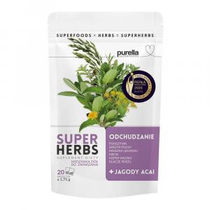 Purella Superfoods Superherbs Mieszanka ziół do zaparzania Odchudzanie 35g