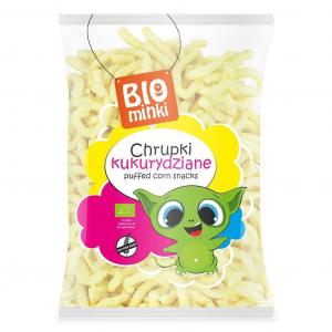 CHRUPKI KUKURYDZIANE BEZGLUTENOWE BIO 150 g - BIOMINKI