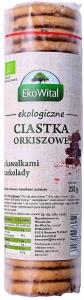 Ciastka orkiszowe pełnoziarniste z kawałkami czekolady 250 g