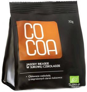 Cocoa − Jagody inkaskie w surowej czekoladzie BIO − 70 g