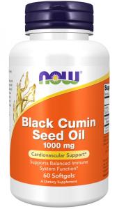 NOW FOODS Black Cumin Seed Oil - Czarnuszka (60 kaps.)