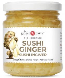 Ginger People − Imbir marynowany do sushi BIO − 190 g / 118 g