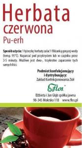 Flos − Herbata czerwona Pu-erh − 100 g