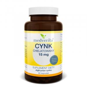 Medverita Cynk chelatowany 15 mg 90 K