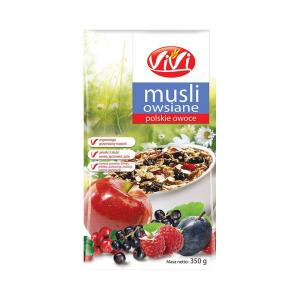 Vivi − Musli owsiane polskie owoce − 350 g