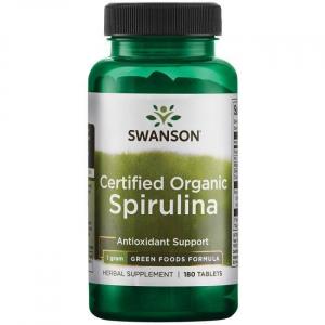 Swanson Spirulina Organic 500 MG 180 T