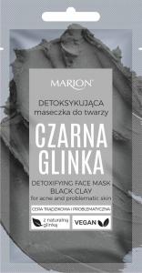Marion Detoksykująca Maseczka do twarzy - Czarna Glinka 8ml