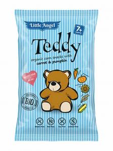 Little Angel − Teddy, chrupki kukurydziane mini marchew dynia − 30 g