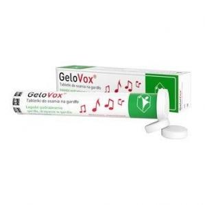 Sirowa – GeloVox, wiśniowo-mentolowe tabletki na gardło – 20 tabletek