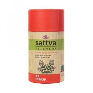 Sattva - Henna Naturalna ziołowa farba do włosów Czerwona 150g