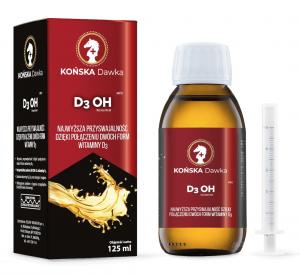 Witamina D3 OH 50000 IU/ml 125ml KOŃSKA DAWKA - mieszanka paszowa dietetyczna