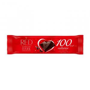 RED - Baton z ciemnej czekolady bez dodatku cukru, tylko 100 kalori - 26g