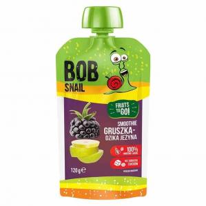 Smoothie gruszkowo-jeżynowe bez dodatku cukru Bob Snail, 120g