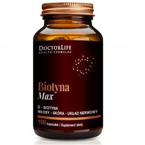 Biotyna Max D-Biotyna 5mg suplement diety 100 tabletek