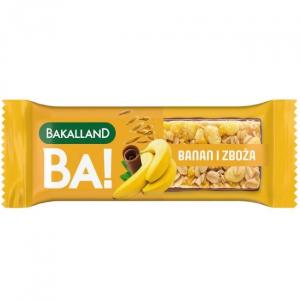 Bakalland BA! Baton zbożowy banan 40g