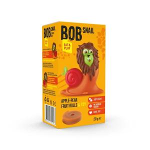 Bob Snails - Zabawka z przekąską jabłko-gruszka - 20g