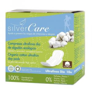 Masmi Silver Care Ultracienkie bawełniane podpaski na dzień 10 sztuk