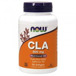 CLA 800 mg - sprzężony Kwas Linolowy z oleju z Nasion Krokosza (90 kaps.)