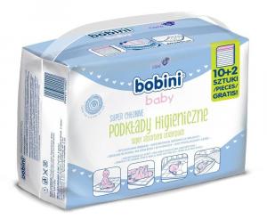 Bobini − Podkłady higieniczne dla niemowląt − 12 szt.