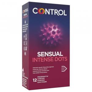Sensual Intense Dots prezerwatywy ze stożkowatymi wypustkami 12szt.