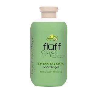 Fluff - Żel pod prysznic. Ogórek i zielona herbata - 500 ml