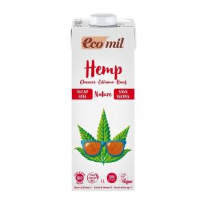 EcoMil − Napój z konopi bez cukru bezgl. BIO − 1000 ml