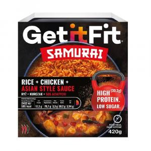 Get it Fit − Samurai, ryż z kurczakiem w sosie azjatyckim − 420 g