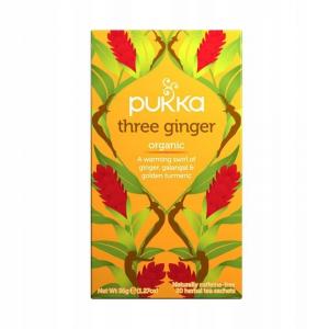 Pukka — Three Ginger, organiczna herbata — x20
