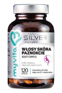 MyVita - Włosy, skóra, paznokcie Beauty Complex - Silver Pro Complex, 120 kaps.