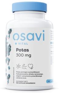 OSAVI Potas - Cytrynian Potasu 100 mg (180 kaps.)