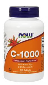 Witamina C 1000 mg z bioflawonoidami i dziką różą (100 tabl.)
