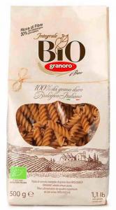 Granoro − Makaron fusilli pełnoziarnisty BIO − 500 g