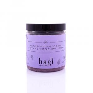 Hagi − Naturalny scrub do ciała z olejem z pestek śliwki i jojoba − 300 g