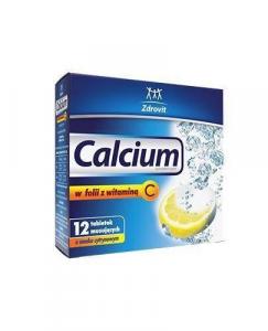 CALCIUM tabletki musujące z witaminą C