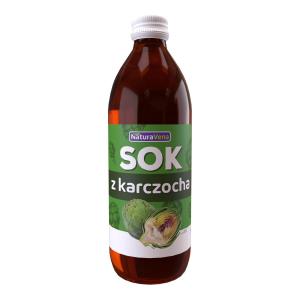 SOK Z KARCZOCHA 100 % 500 ml - NATURAVENA