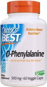 D-Phenylalanine - D-Fentyloalanina 500 mg (60 kaps.)