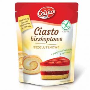 Mieszanka na ciasto biszkoptowe bezglutenowe Celiko, 200g