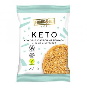 Keto miękkie ciasteczko kokos & orzech nerkowca 50g