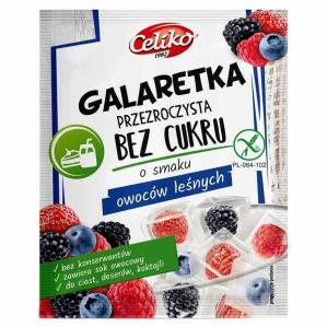 Celiko − Galaretka bez cukru owoce leśne (przeźroczysta) − 14 g