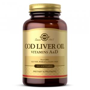 Cod Liver Oil - Vitamins A&D (100 kaps.)