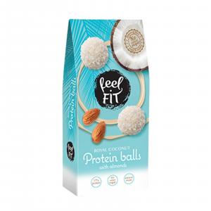 Feel FIT − Kulki proteinowe z migdałami bez cukru − 63 g